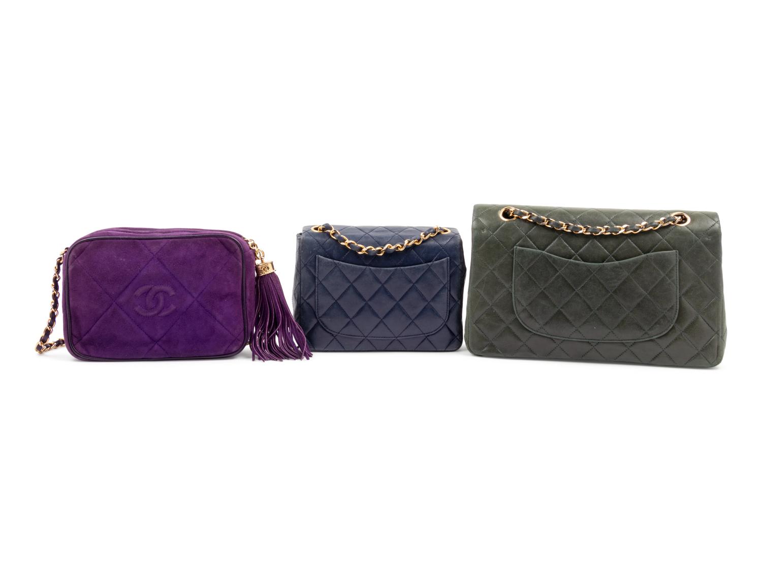 Three Chanel Bags, 1986-1997