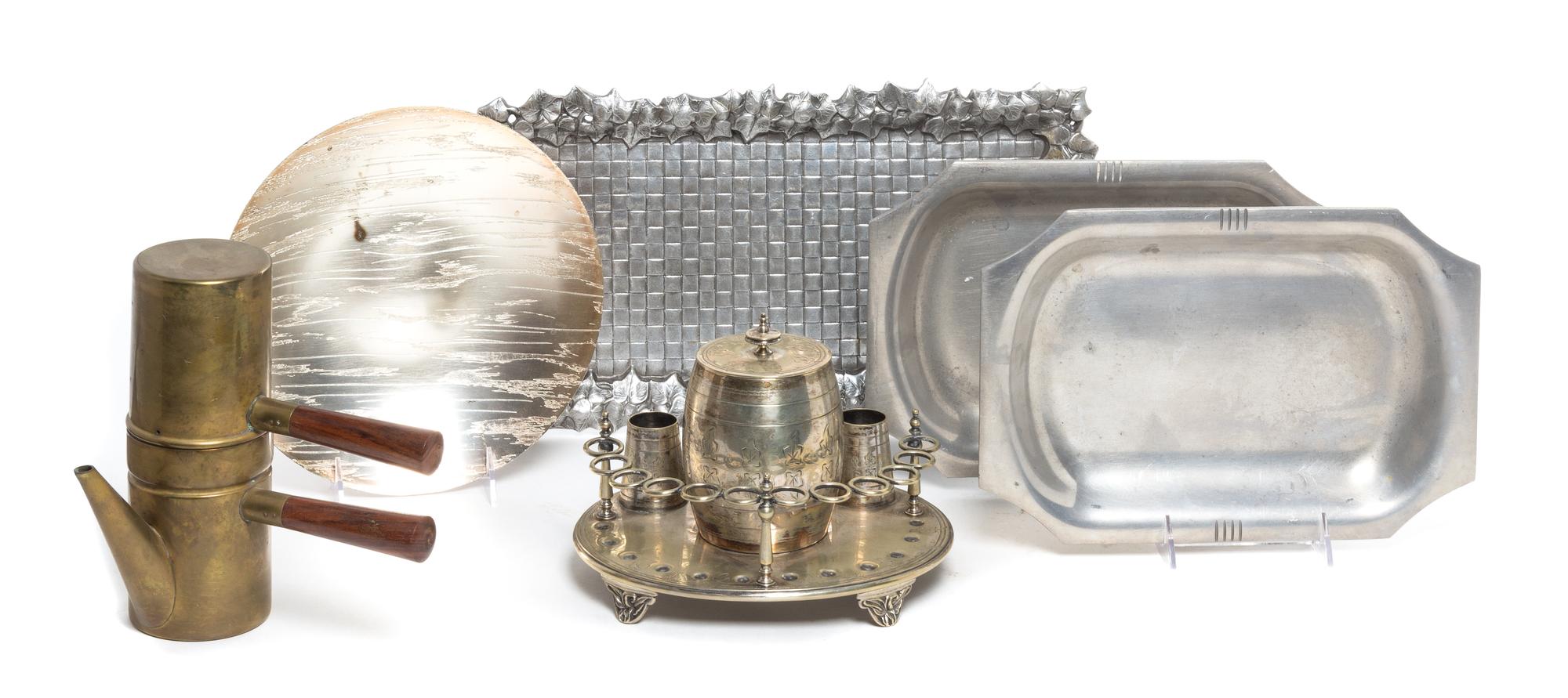 A Group of Assorted Decorative Articles Diameter of first 9 3/8 inches. — 20TH CENTURY