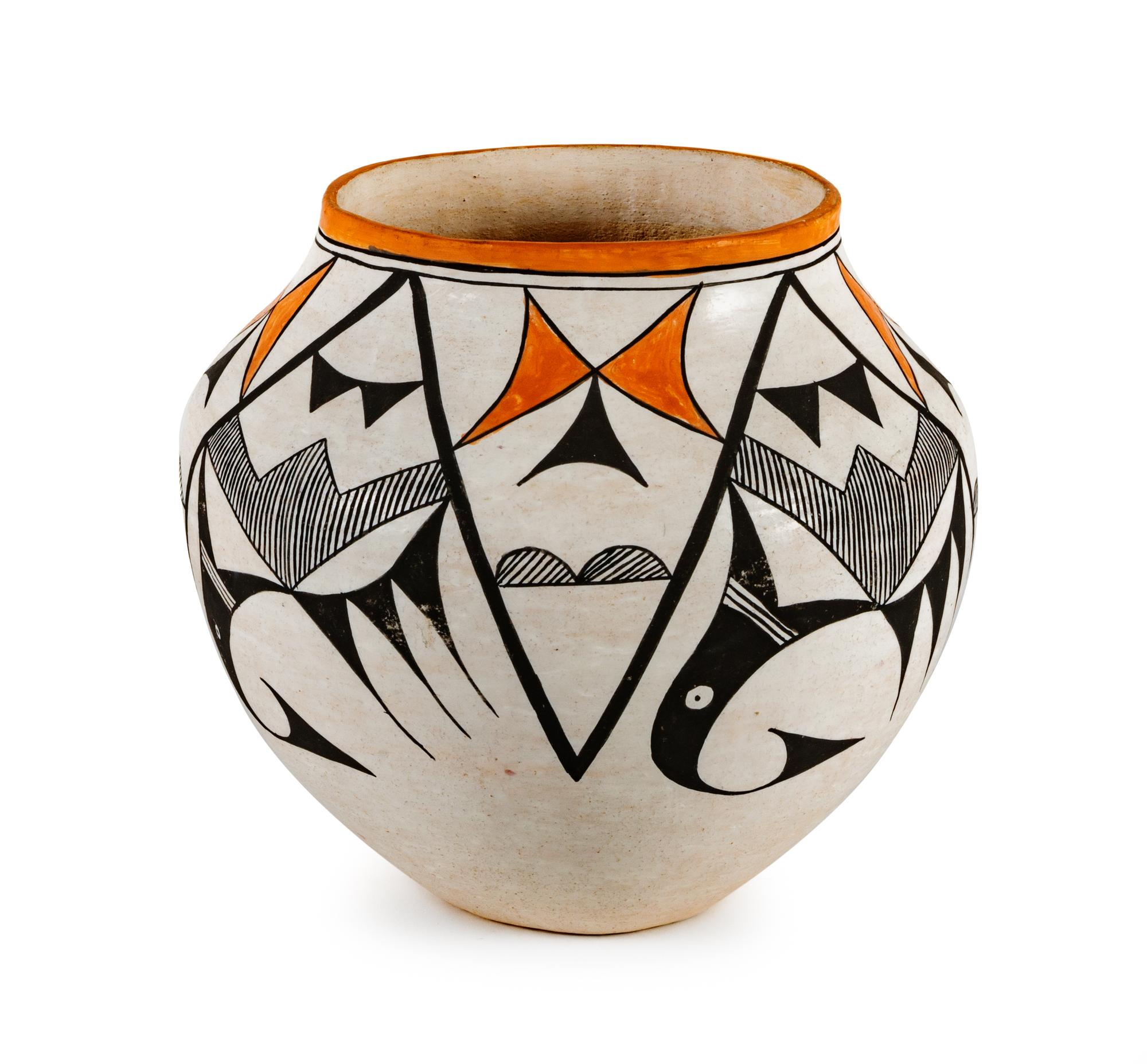 Acoma Polychrome Olla