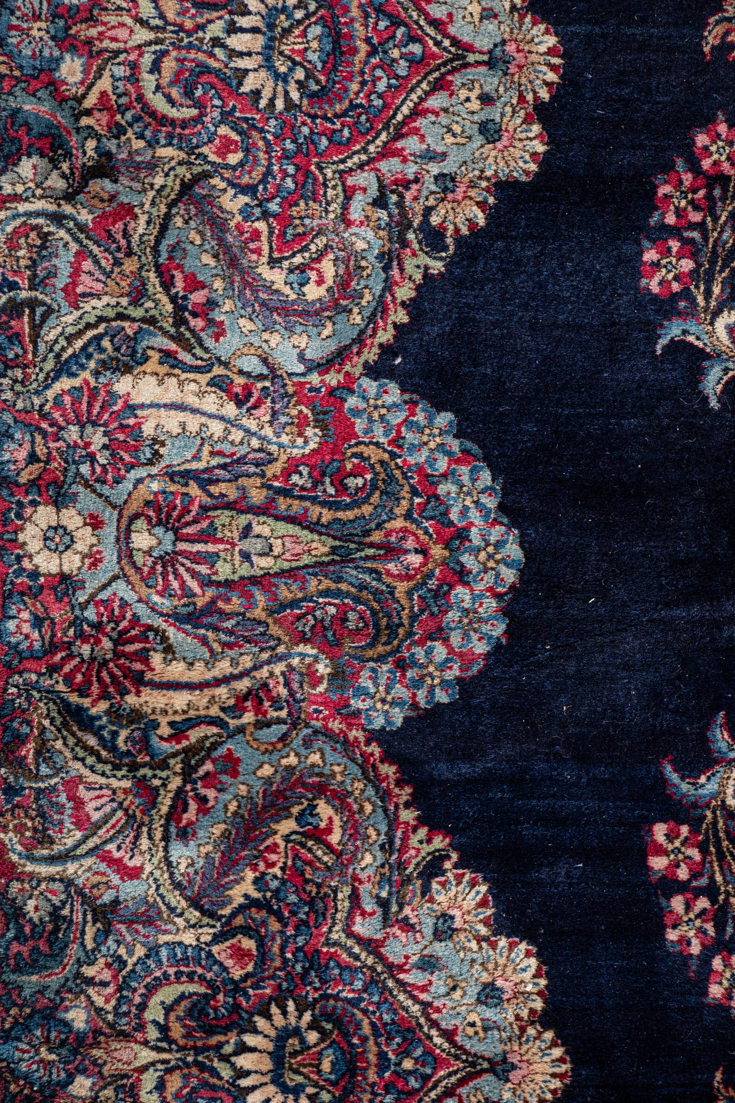 A Kirman Wool Rug