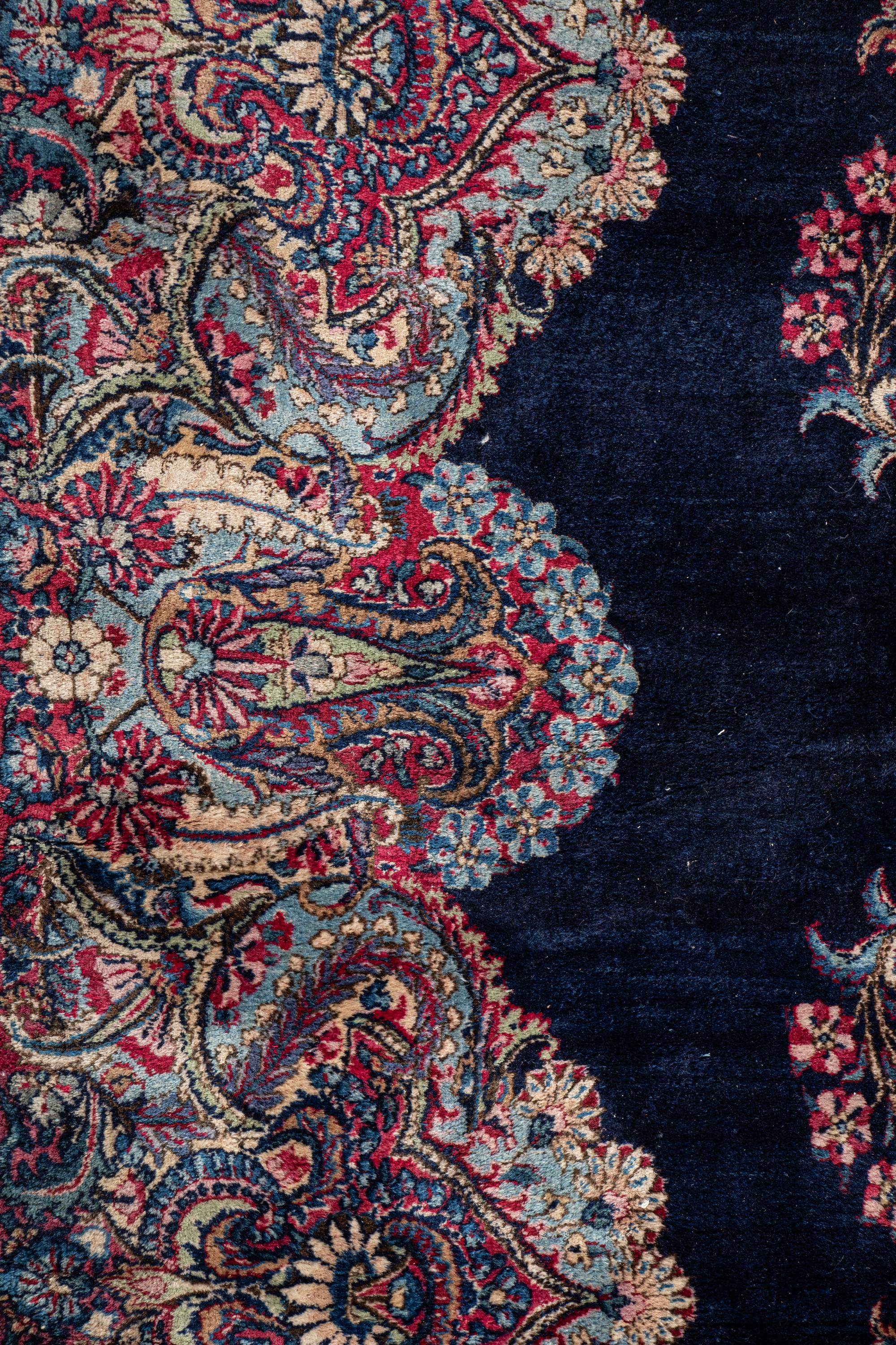A Kirman Wool Rug