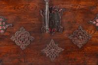 A Spanish Baroque Walnut Vargueño and Stand