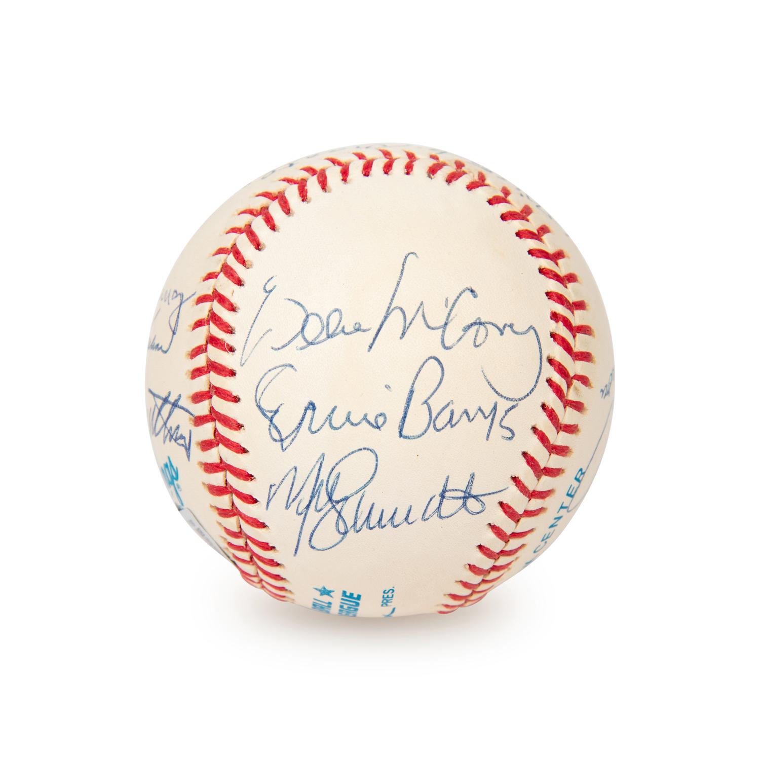 A 500 Home Run Club Signed Autograph Baseball (Beckett Authentication Services Letter)
