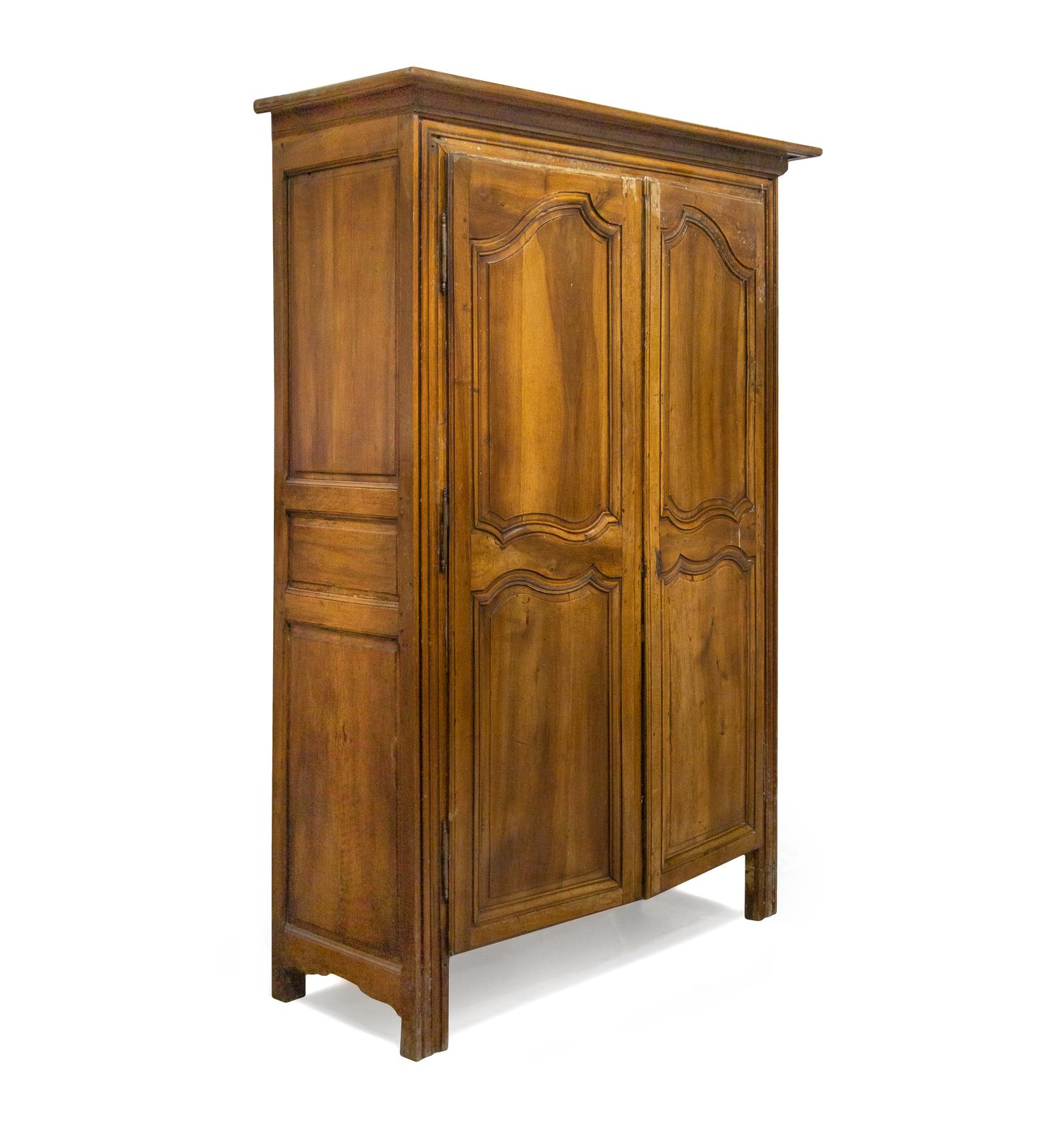 A French Provincial Fruitwood Armoire