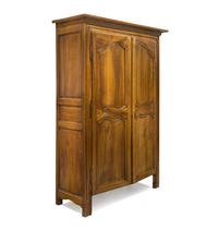 A French Provincial Fruitwood Armoire