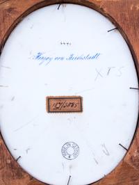 A German Painted Porcelain Portrait Plaque of Napoleon II