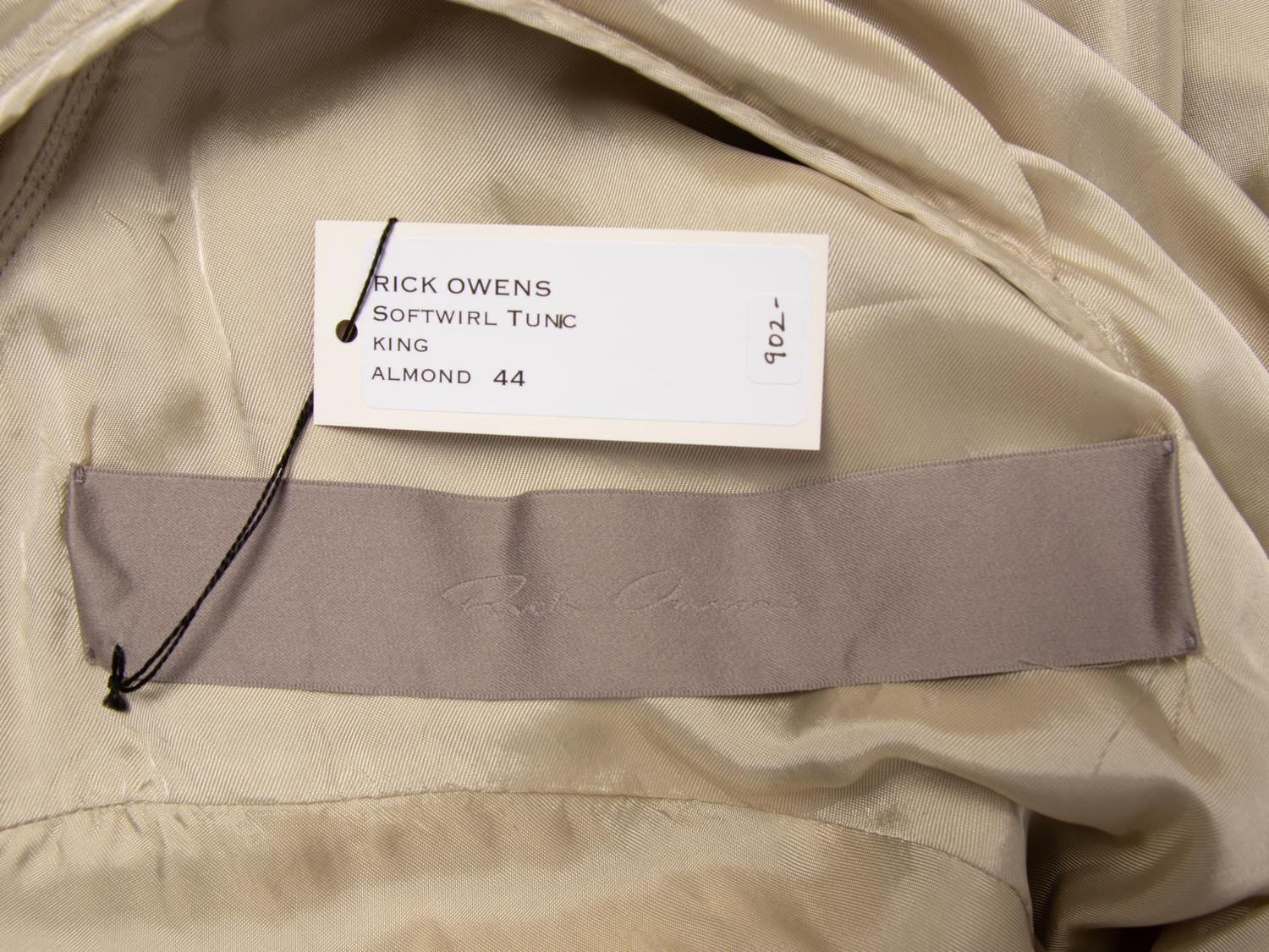 Rick Owens, Draped Twill Tunic