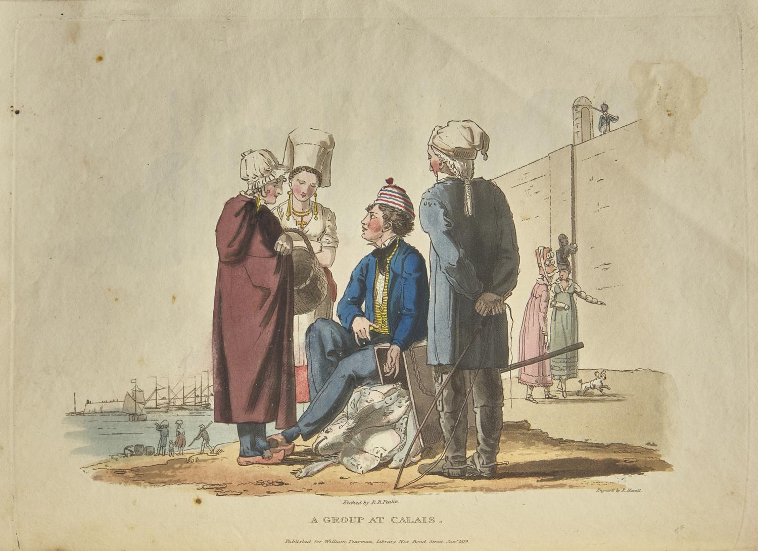[Color-Plate Books] (Peake, Richard Brinsley). The Characteristic Costume of France; From Drawings Made on the Spot, With Appropriate Descriptions