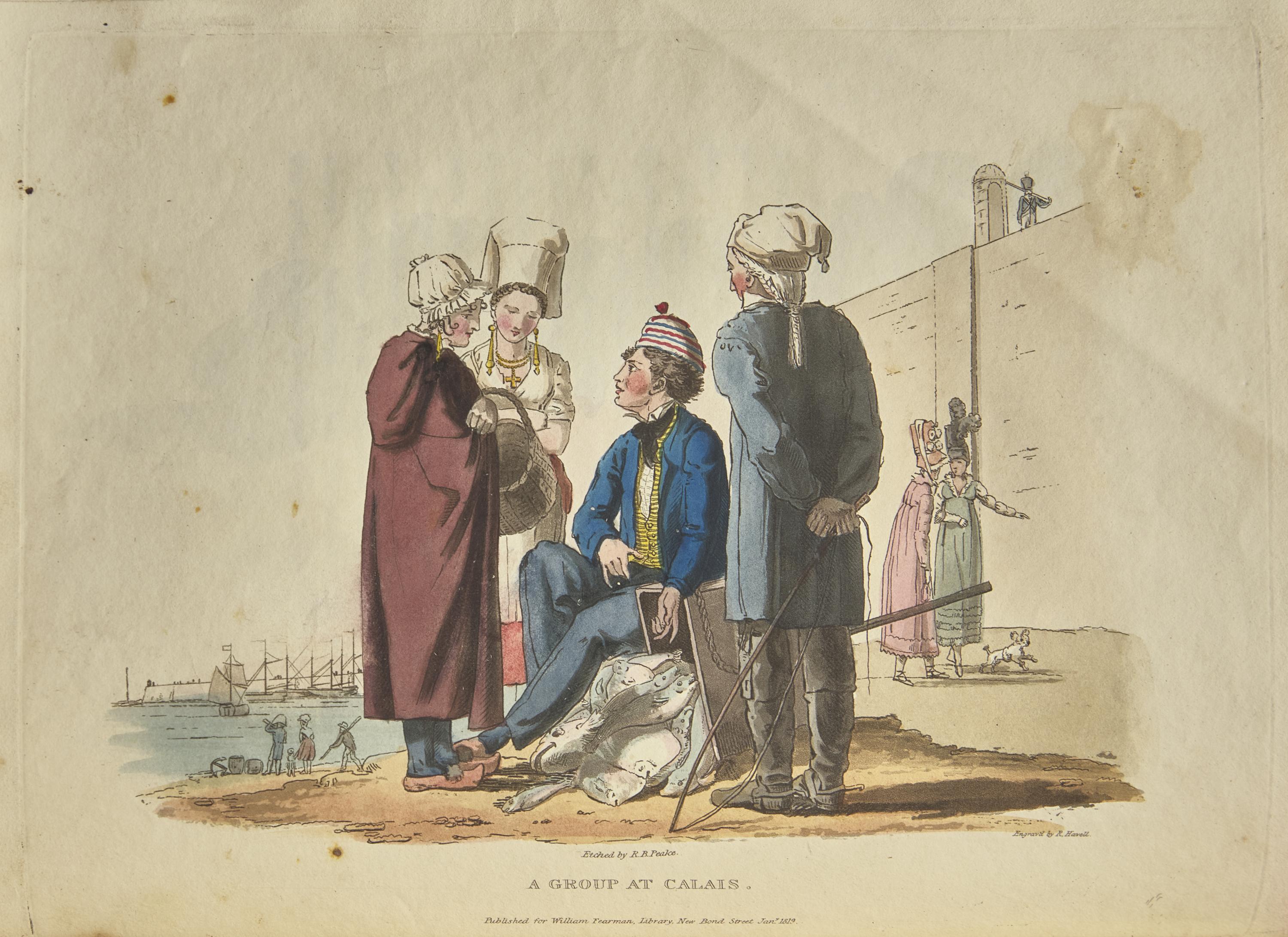 [Color-Plate Books] (Peake, Richard Brinsley). The Characteristic Costume of France; From Drawings Made on the Spot, With Appropriate Descriptions