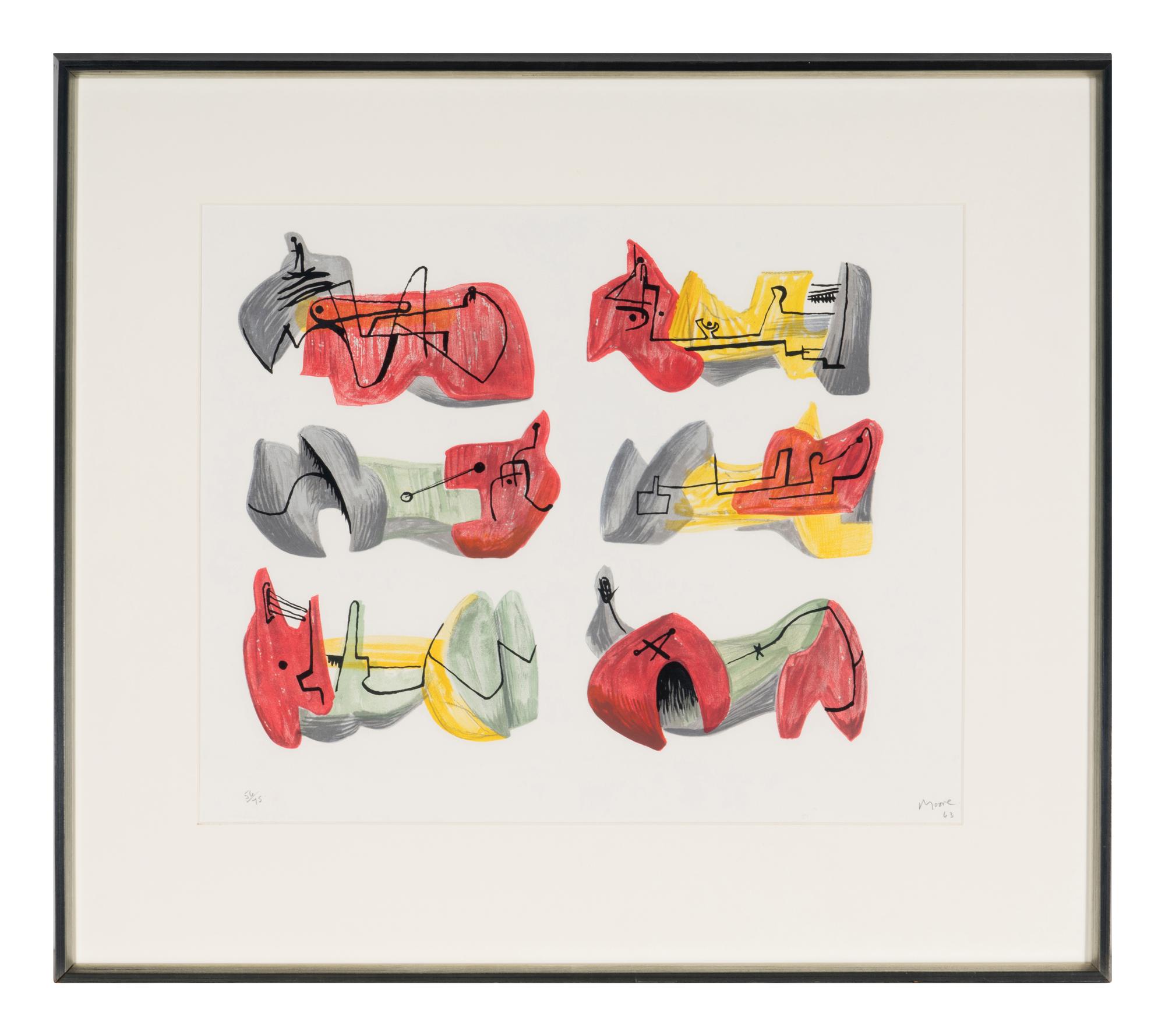 Six Reclining Figures , 1963