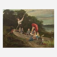 Walter Shirlaw (American, 1838-1909) The Picnic