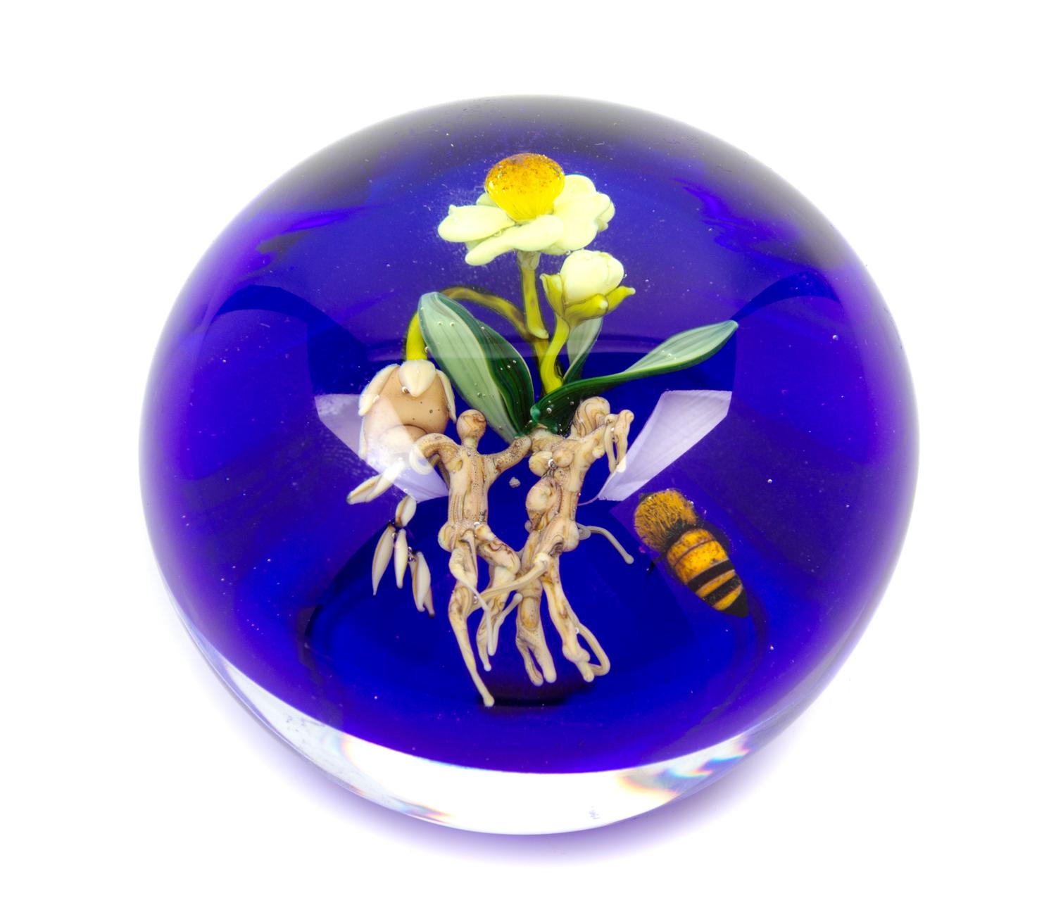 Paul Stankard, (American, b. 1943), Paperweight (A18)