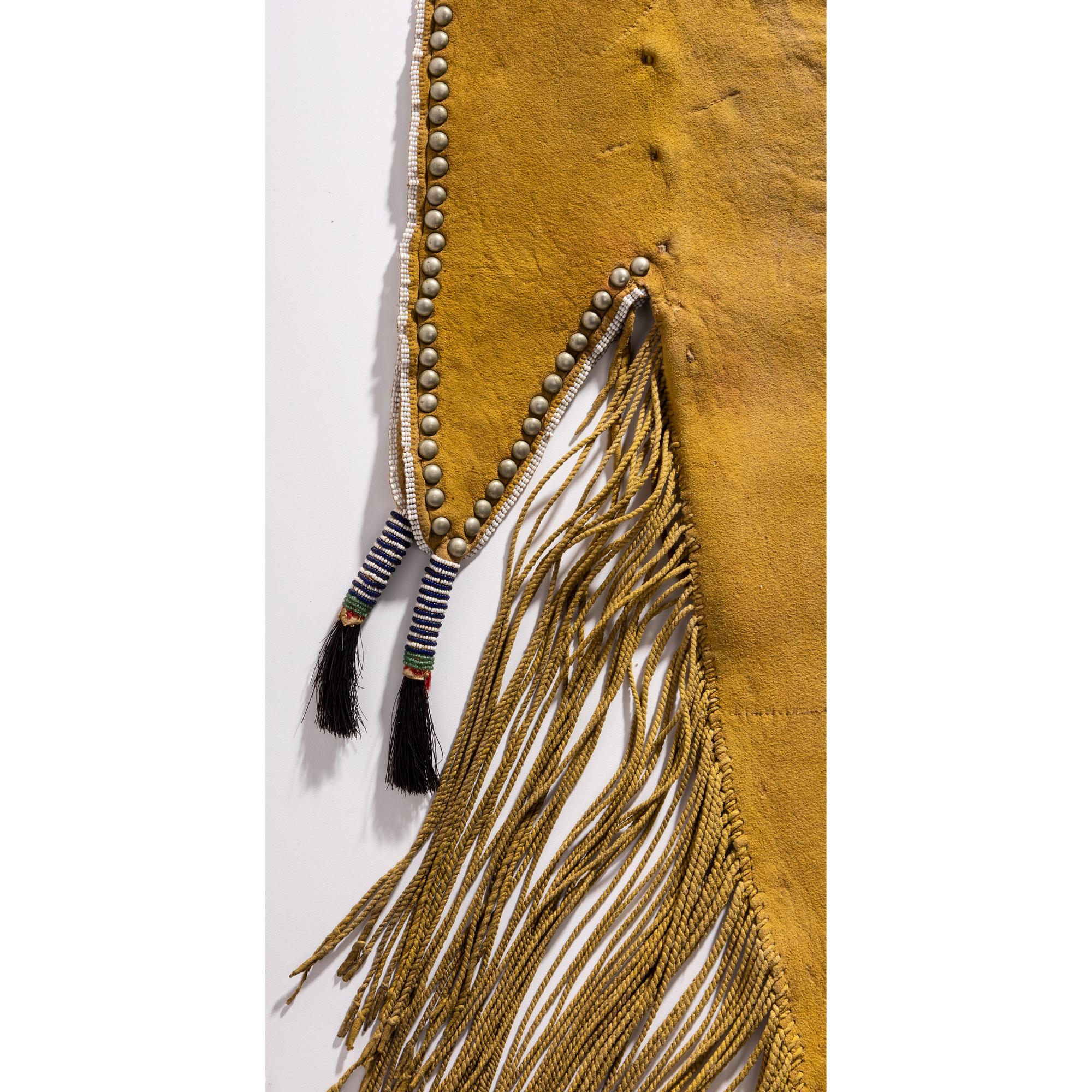 Kiowa Beaded Hide Leggings