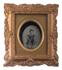 [EARLY PHOTOGRAPHY]. A collection of daguerreotypes, ambrotypes, tintypes, & CDVs.