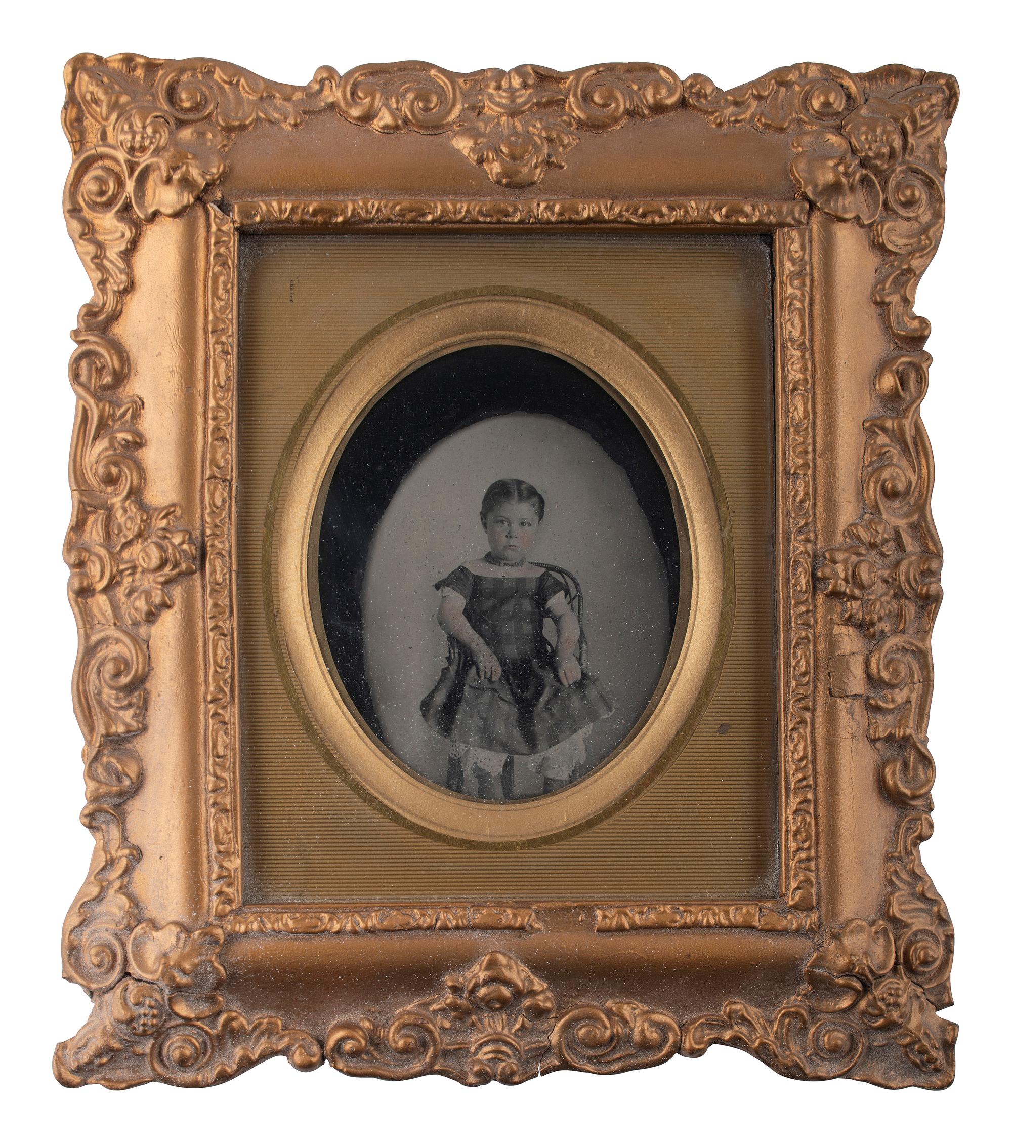 [EARLY PHOTOGRAPHY]. A collection of daguerreotypes, ambrotypes, tintypes, & CDVs.