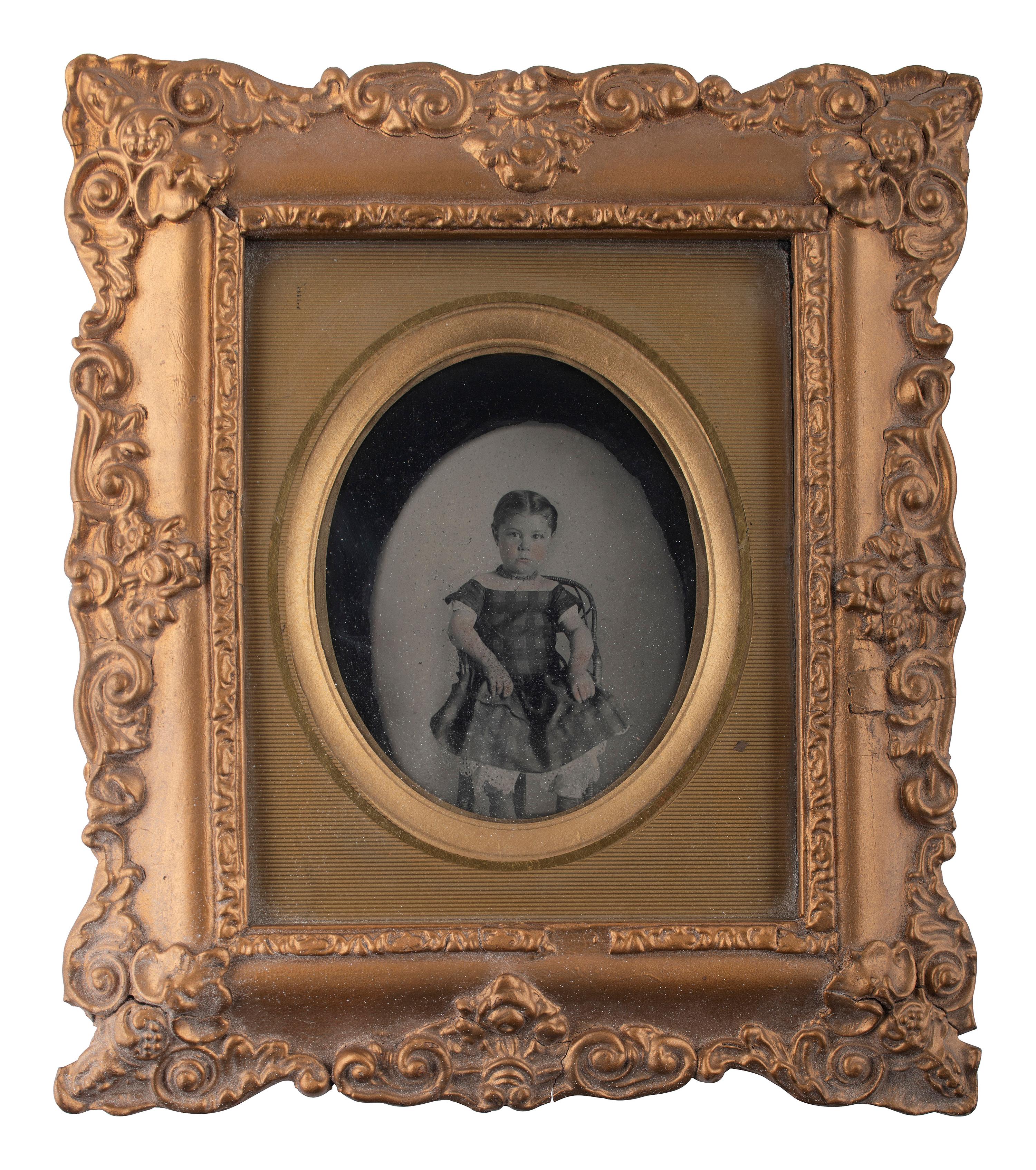 [EARLY PHOTOGRAPHY]. A collection of daguerreotypes, ambrotypes, tintypes, & CDVs.