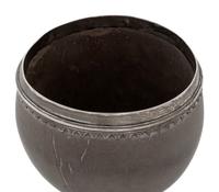 A Continental Silver Mounted Coconut Cup