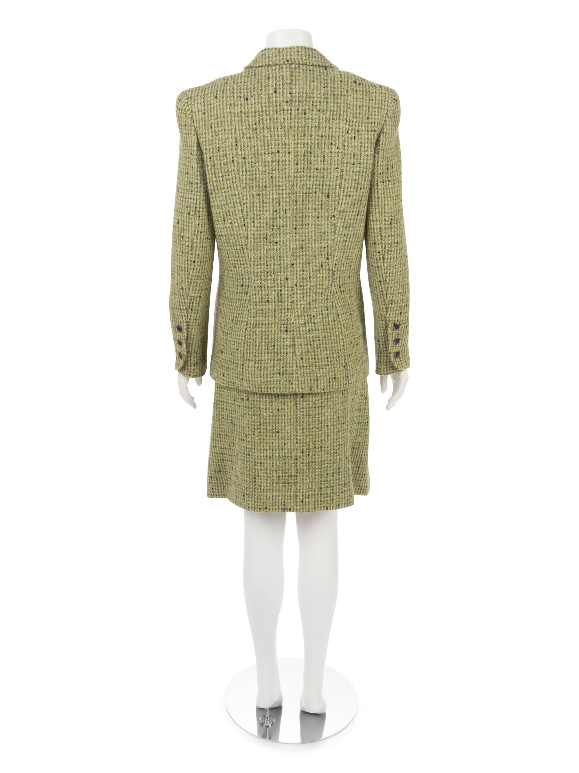 Chanel Tweed Two-Piece Skirt Suit, Fall 1997