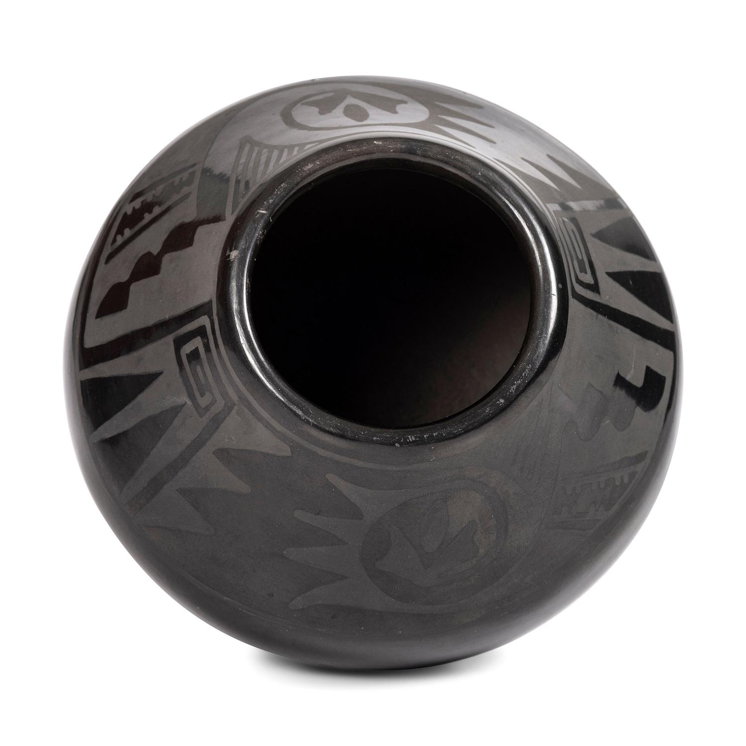 Blackware Pottery Jar