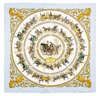 An Hermes 90cm Silk Scarf, 36"x36".