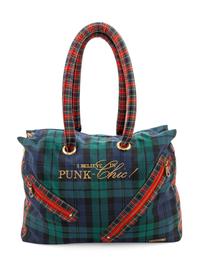 Moschino Plaid Duffle,