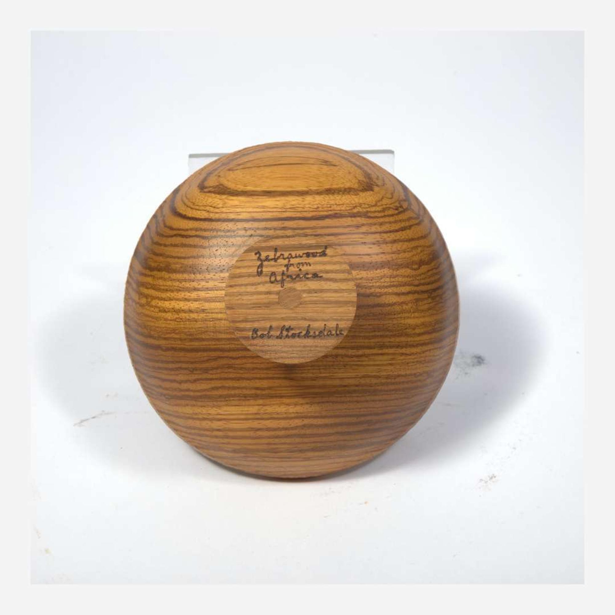 Bob Stocksdale (American, 1913-2003) Group of Seven Turned Wood Bowls and Vessels, USA, circa 1980s