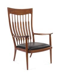 Sam Maloof, (American, 1916-2009), Armchair No. 16, January, 1971