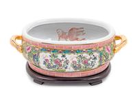 A Chinese Porcelain Two-Handled Jardinière — ORIENTAL ACCENT