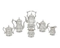 An American Silver Six-Piece Tea and Coffee Service