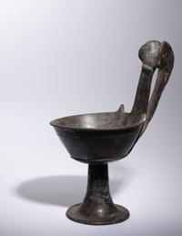An Etruscan Bucchero Kyathos