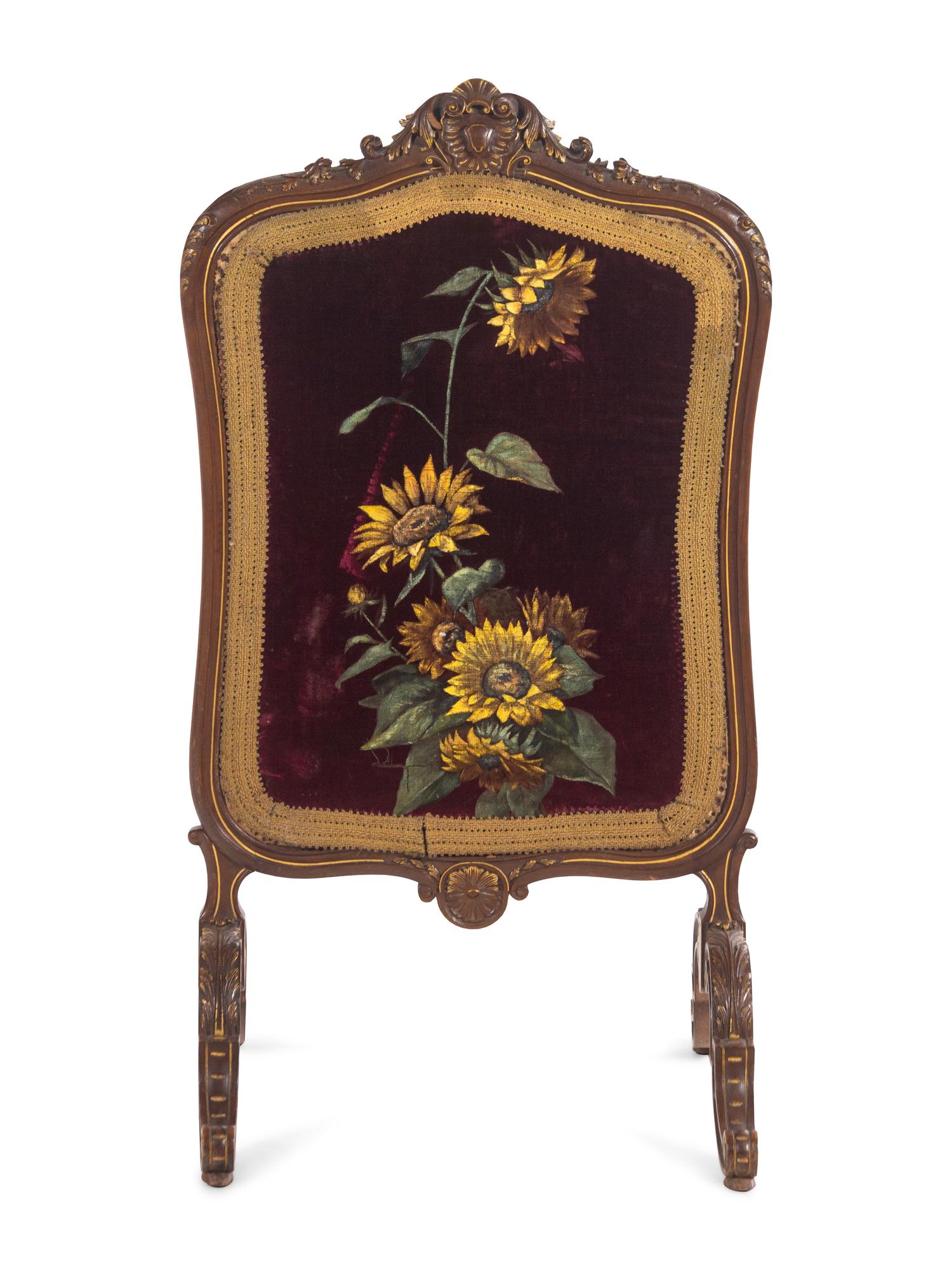 An Italian Louis XV Style Carved and Parcel Gilt Walnut Parlor Suite