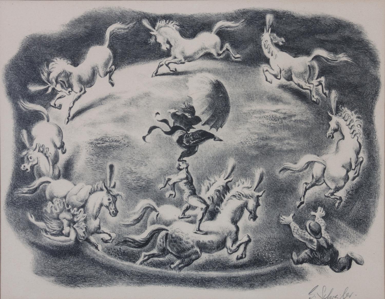 Georges Schreiber, (Belgian, 1904-1977), Circular Motion