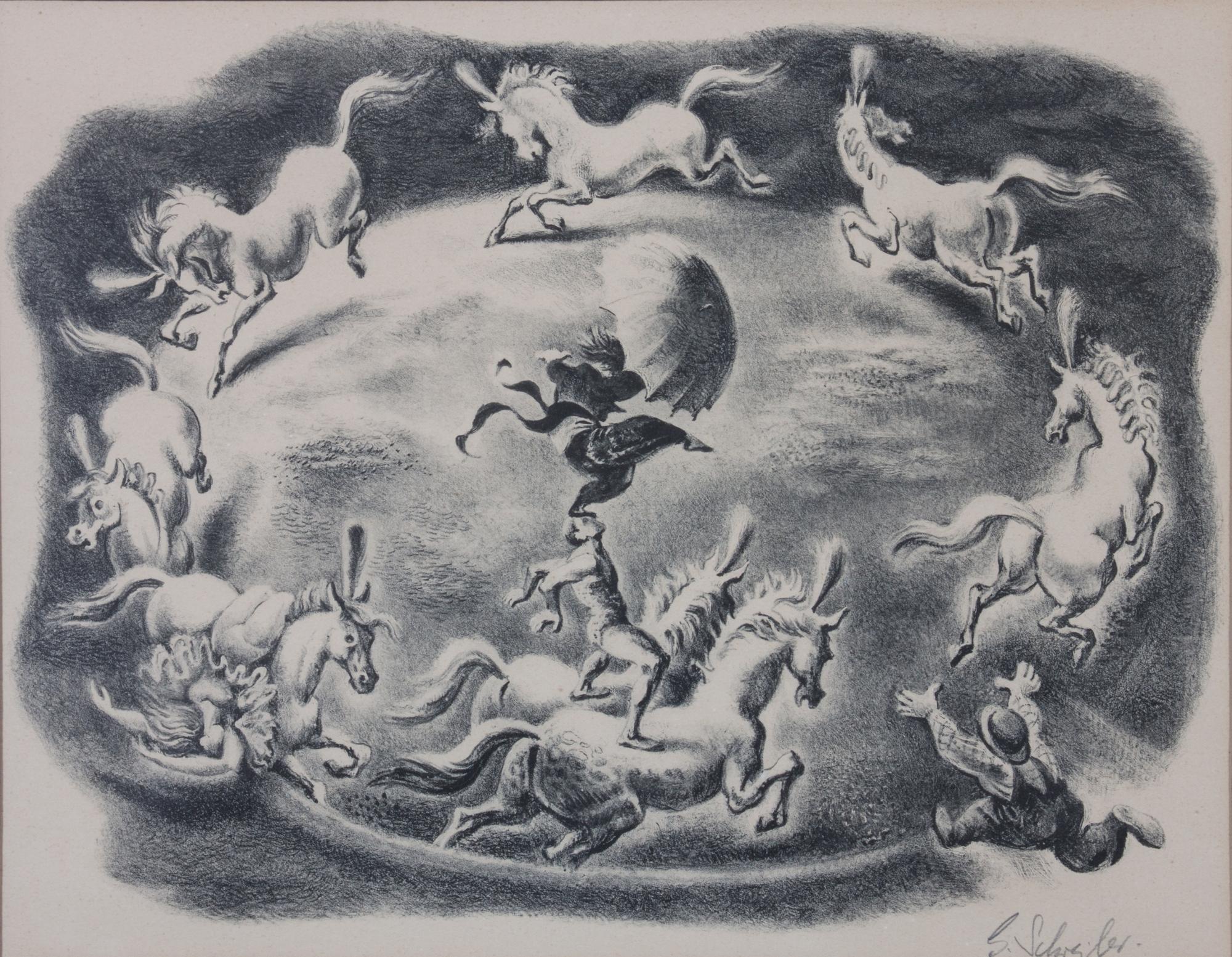 Georges Schreiber, (Belgian, 1904-1977), Circular Motion