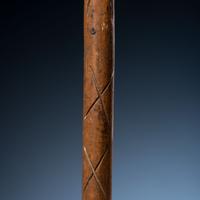 Northern Plains Spike Club, with Horse Track Decorations, From an Estate in Sinking Spring, Ohio