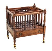 A Regency Rosewood Canterbury Width 19 1/4 inches. — MID-19TH CENTURY
