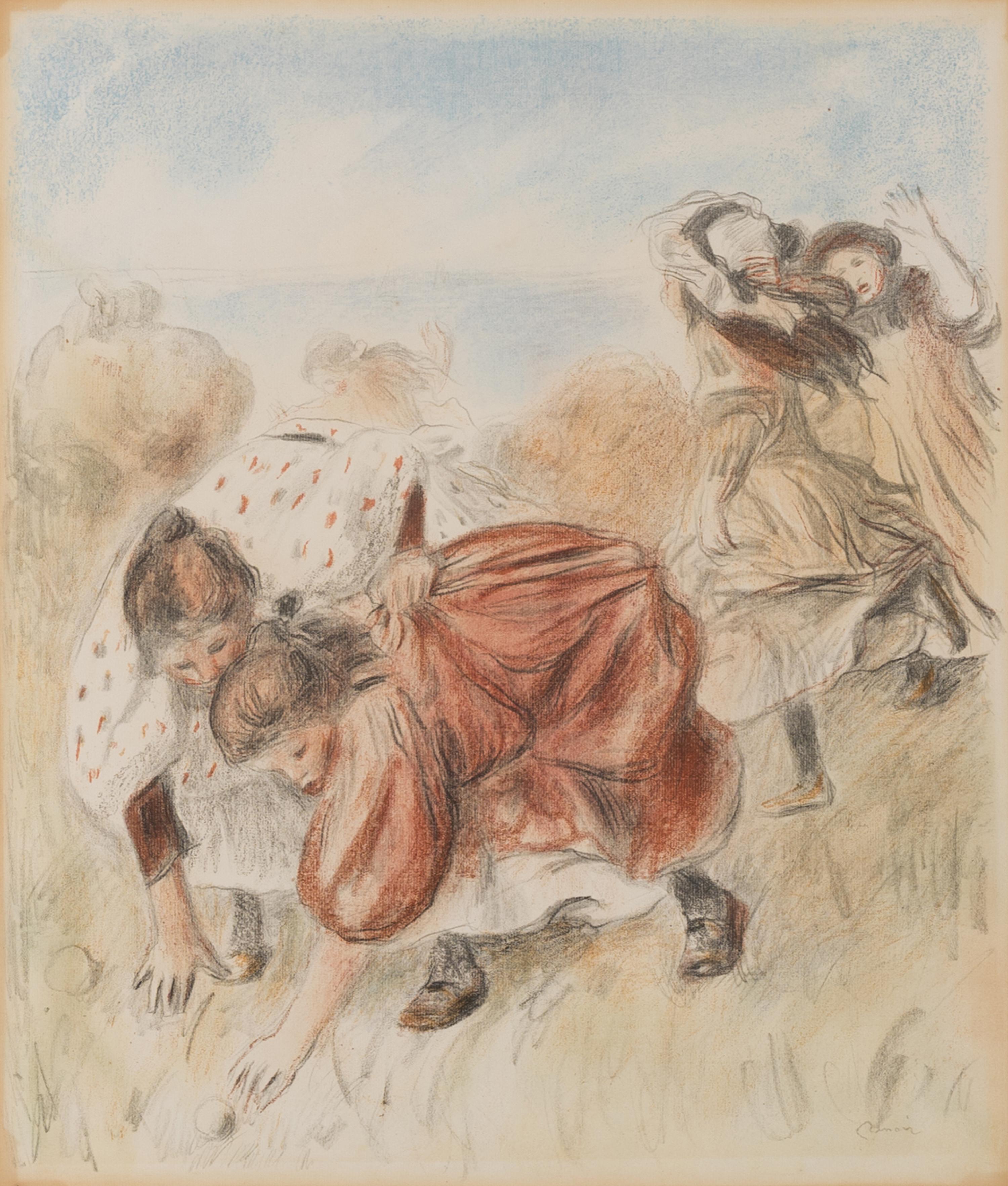 Pierre-Auguste Renoir (French, 1841-1919) — Enfants jouant à la balle, 1900