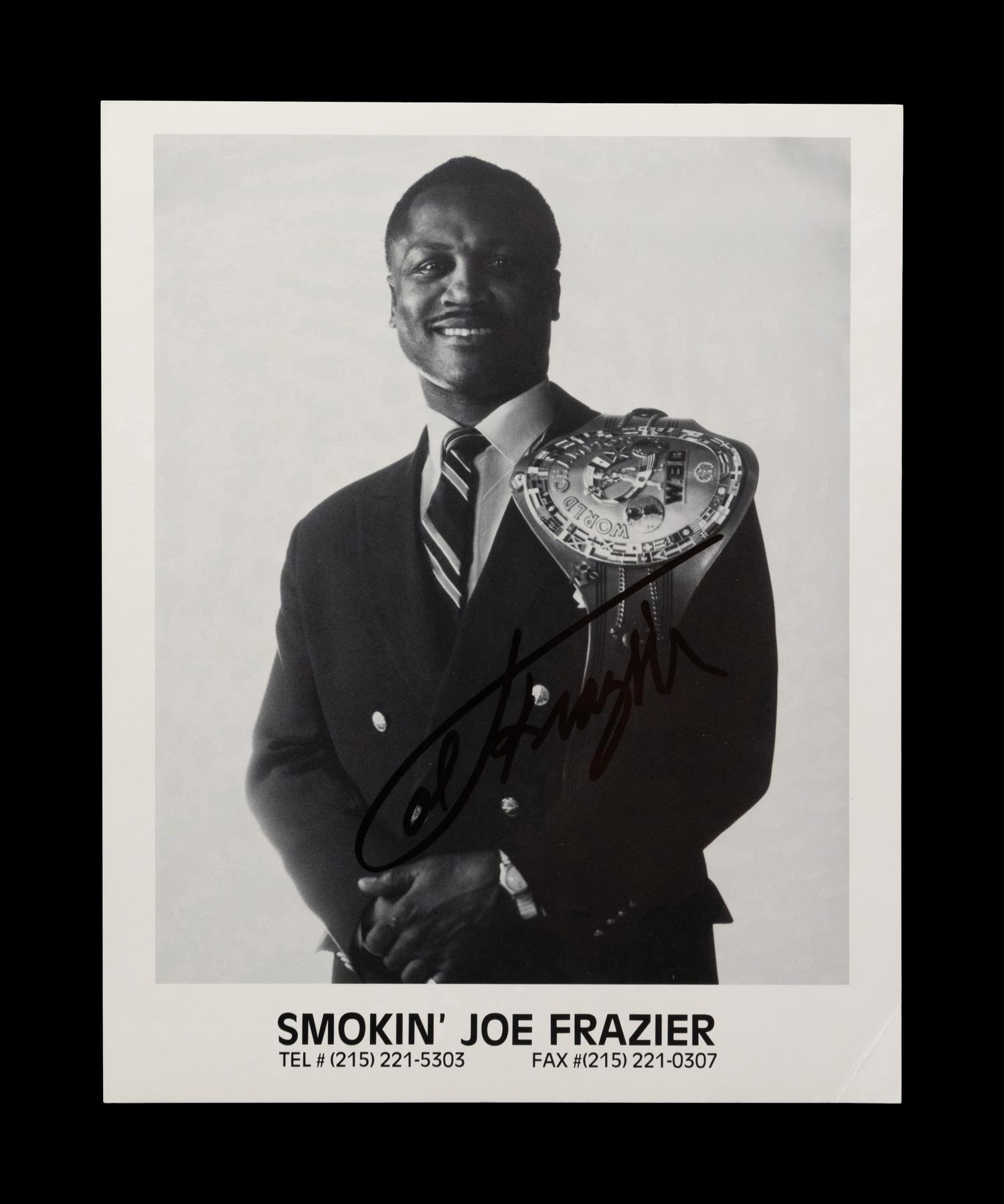 A Group of 10 Heavyweight Boxing Champion Signed Photos,