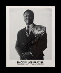 A Group of 10 Heavyweight Boxing Champion Signed Photos,