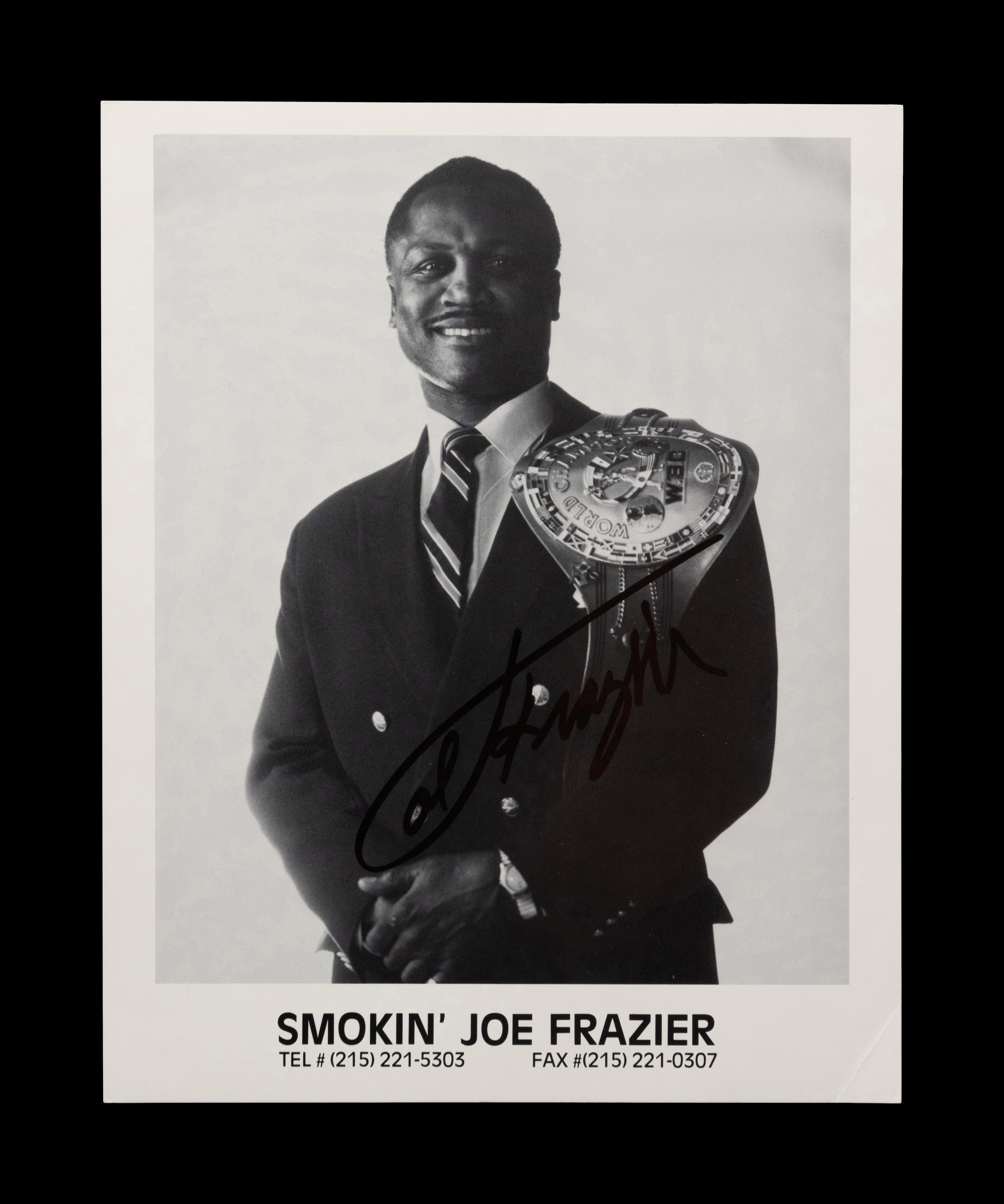 A Group of 10 Heavyweight Boxing Champion Signed Photos,