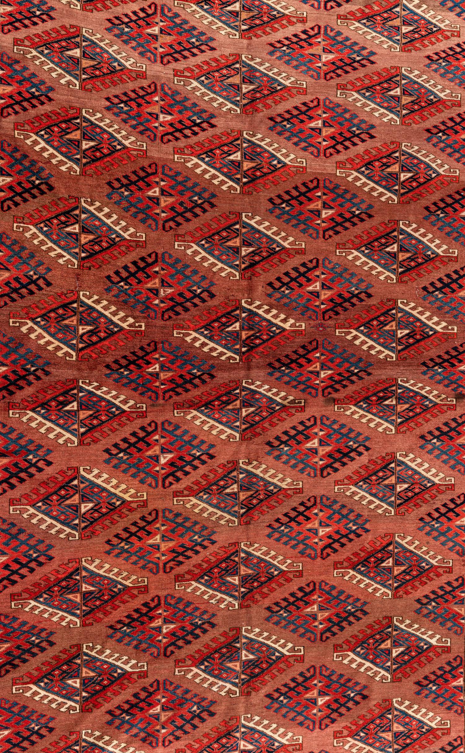 A Turkmen Yomut Wool Rug