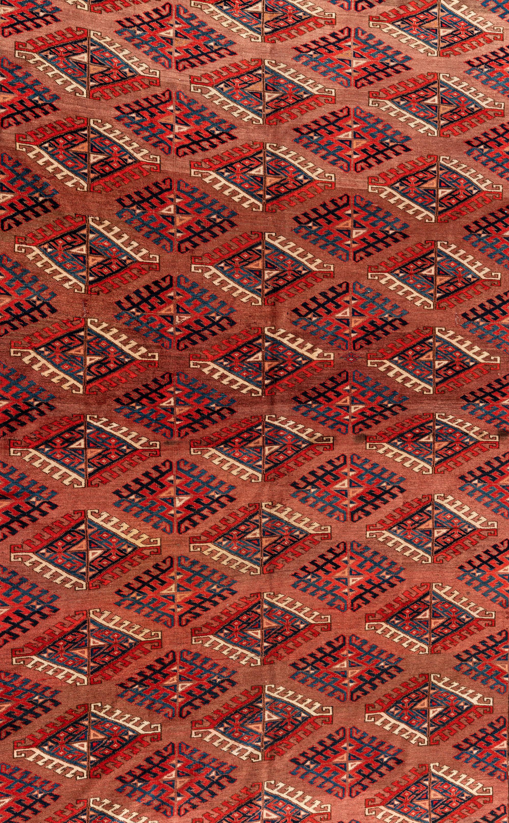 A Turkmen Yomut Wool Rug
