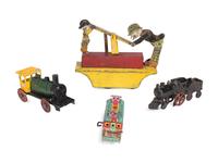 Fourteen Train-Related Toys and Accessories