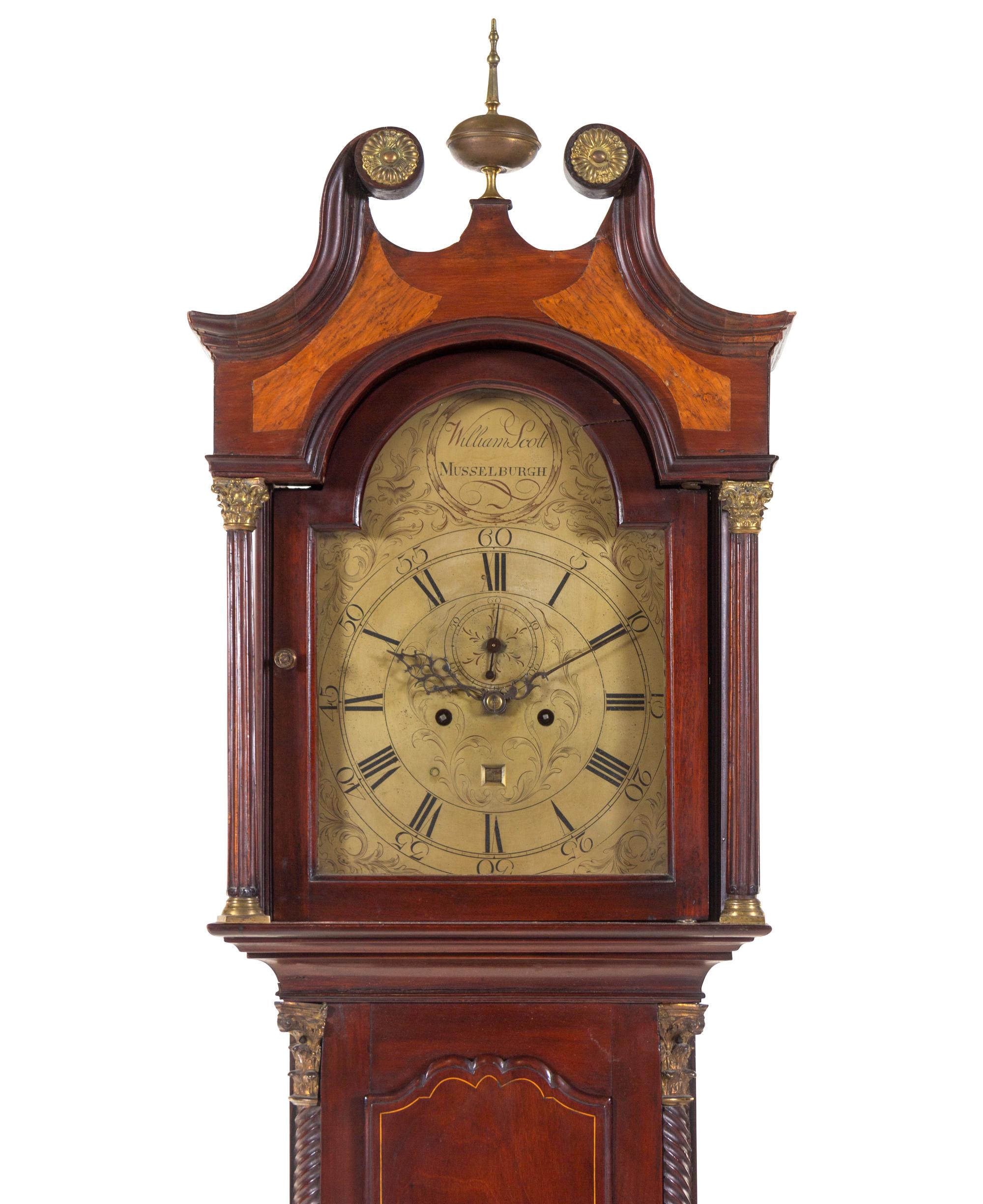 A Scottish George III Mahogany Tall Case Clock