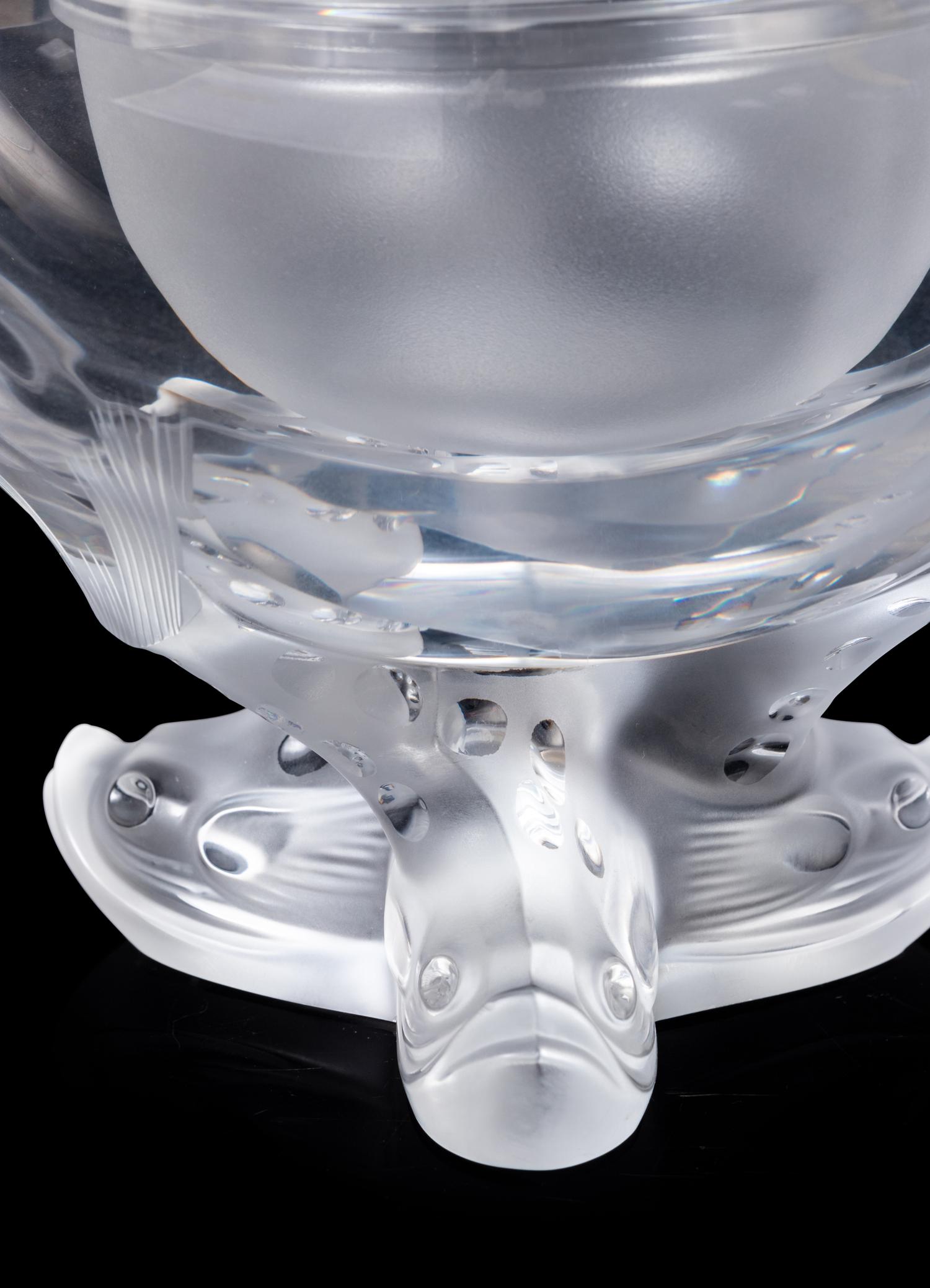 A Lalique Igor Caviar Server
