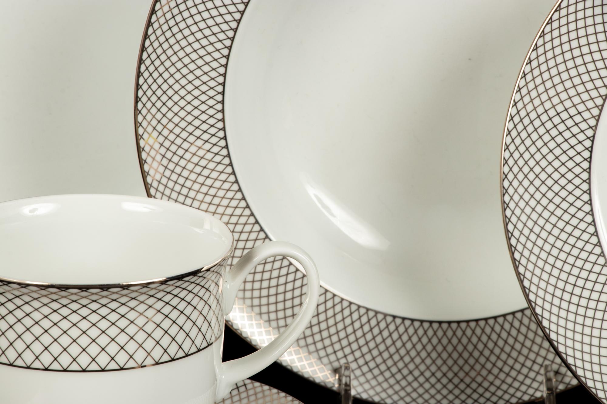 A Rosenthal Platinum Grail Porcelain Dinner Service
