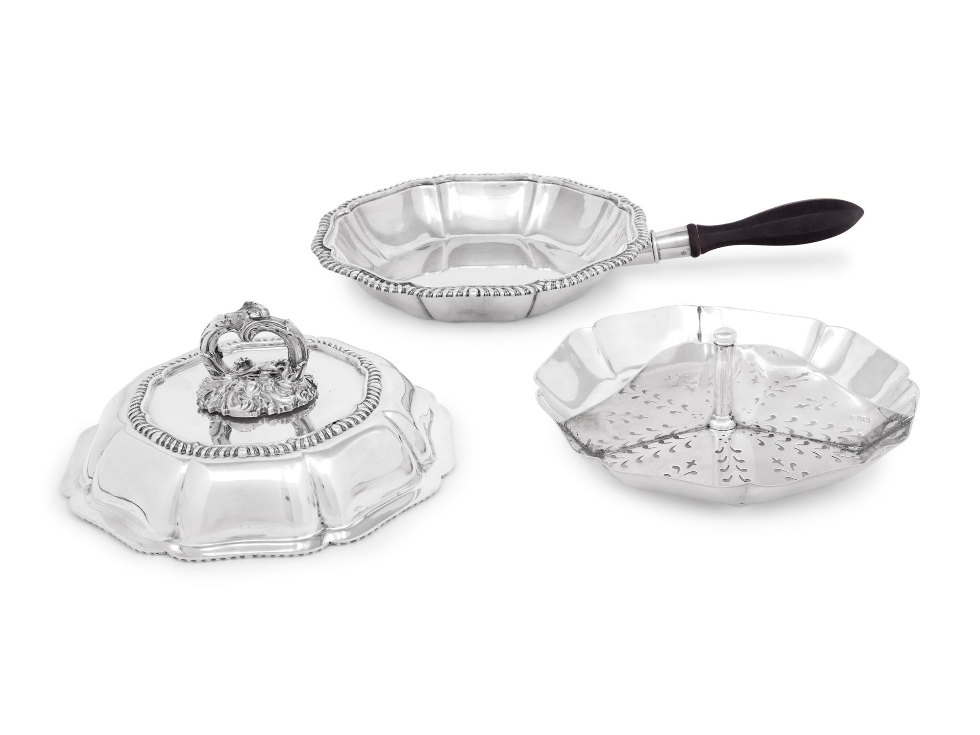 An Edwardian Silver Serving Dish