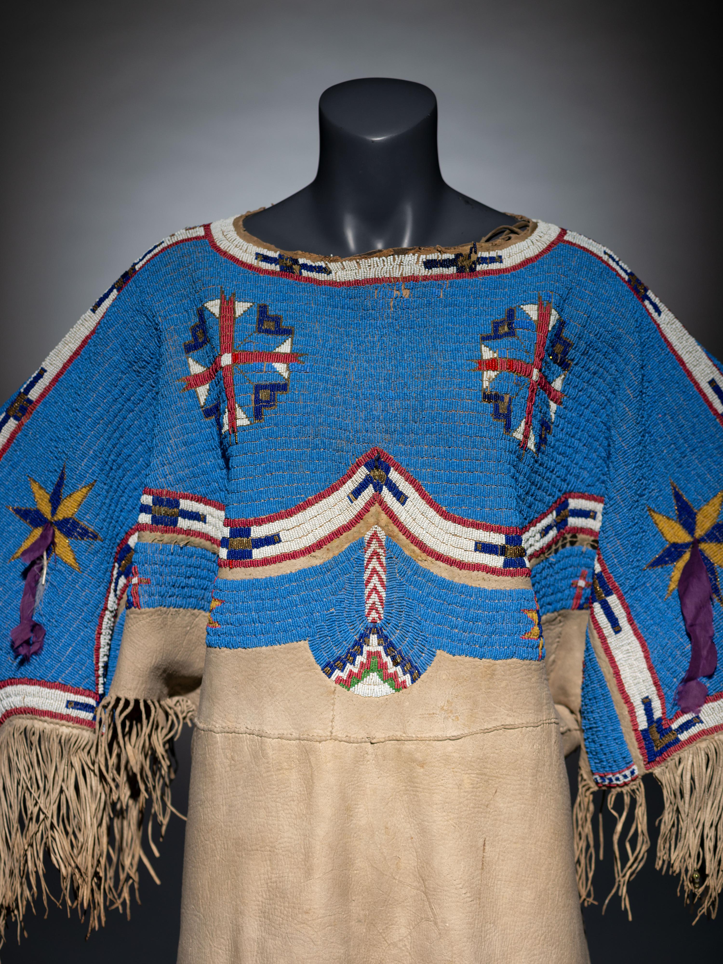 Sioux Beaded Hide Dress