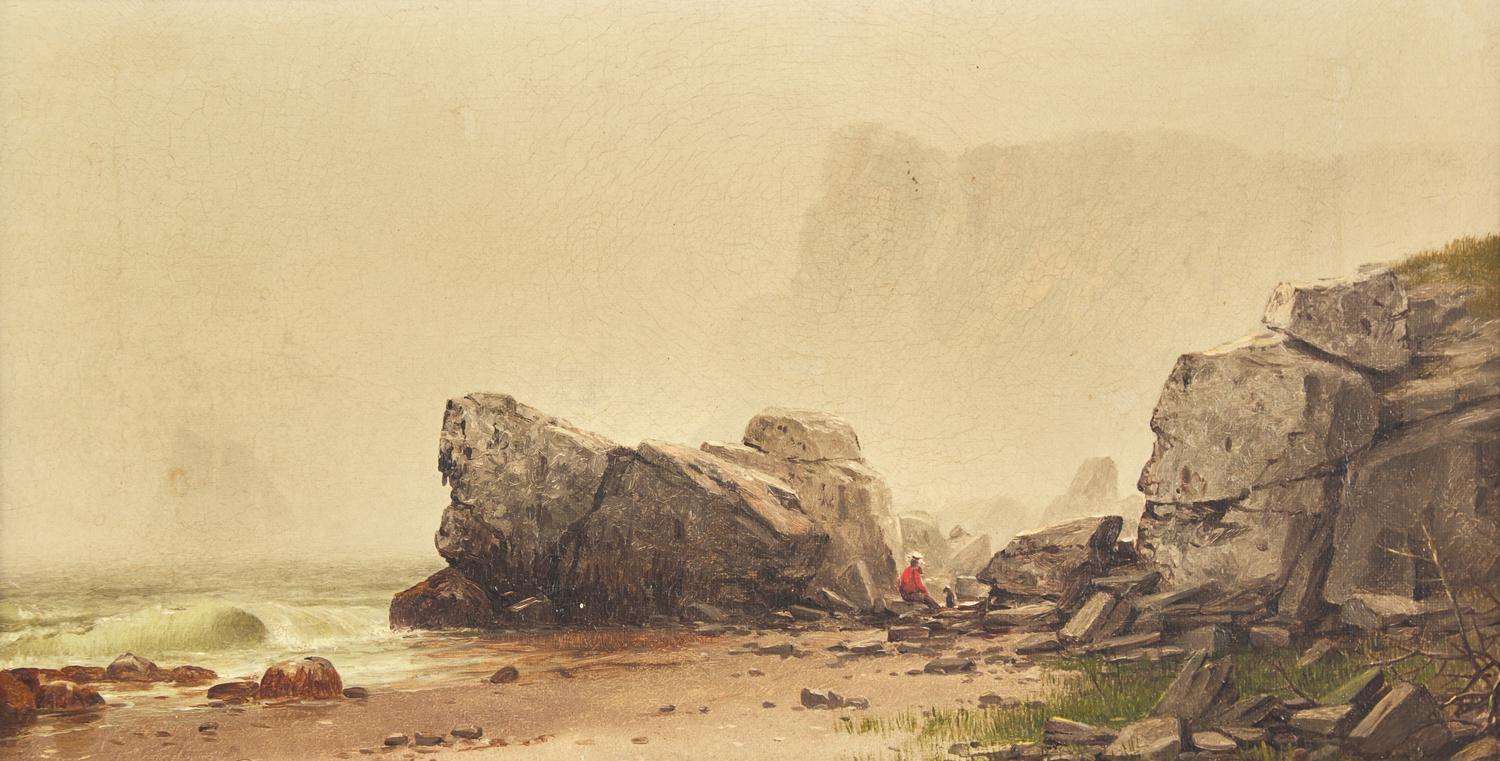 On the Beach, Misty Day (New England)