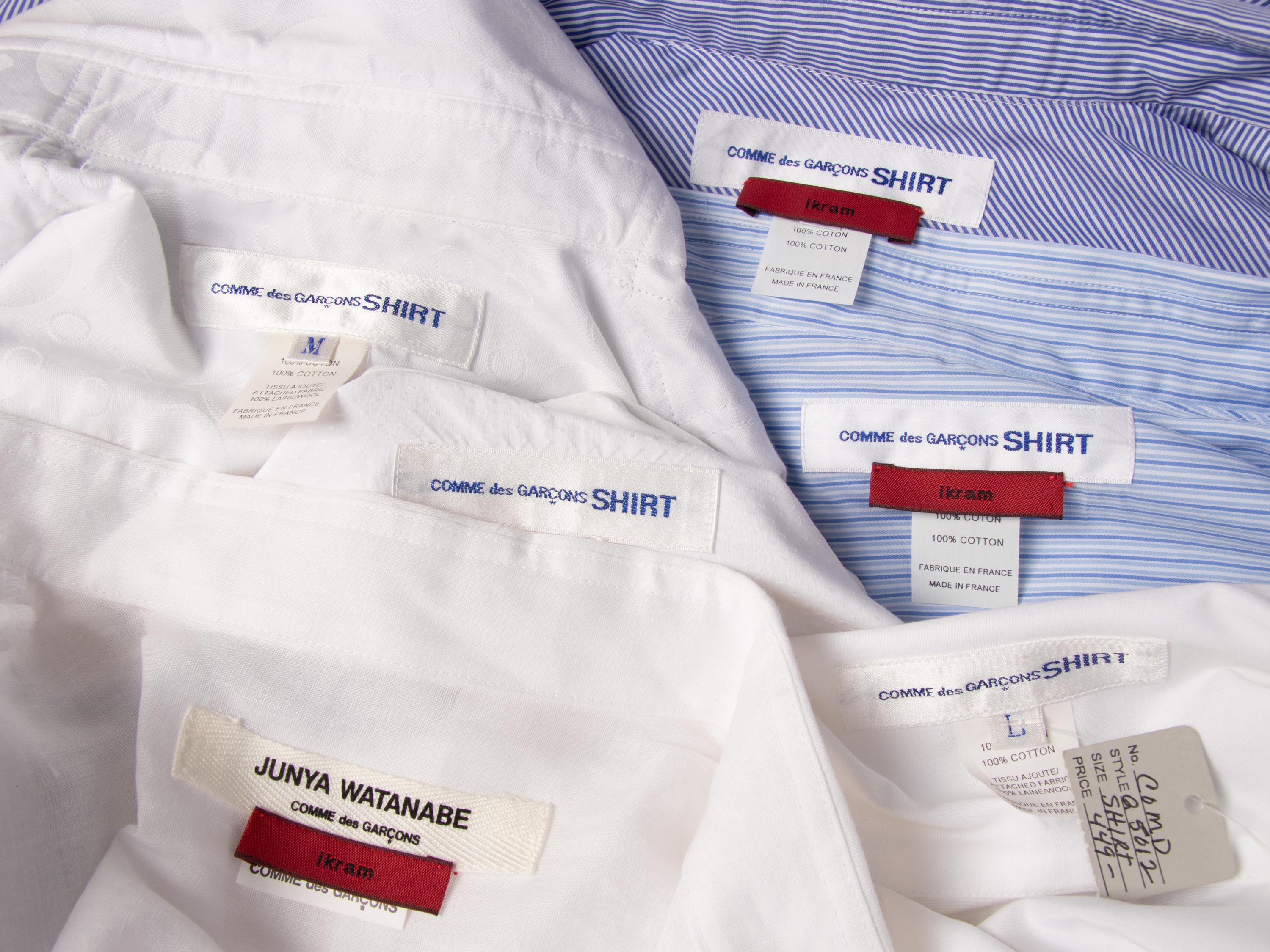 Comme des Garçons, Six Button-Up Shirts