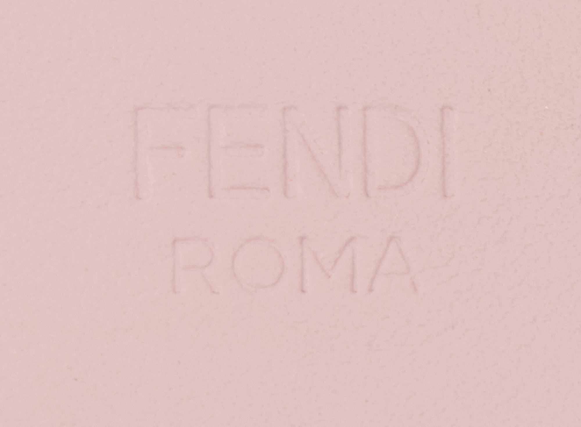 Fendi, Leather Triplette Clutch